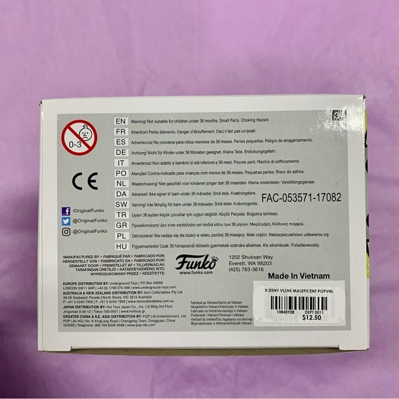 Funko Hot Topic Exclusive Disney Villains Maleficent GITD Limited Edition Chase - Picture 6 of 6